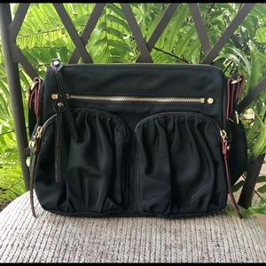 EUC MZ Wallace Paige black/gold hardware